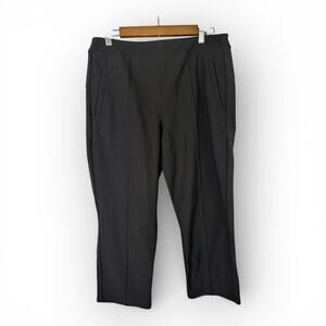 Athleta size 14 P Headlands Hybrid Pant 467186 Nylon Outdoor Hiking Travel Black